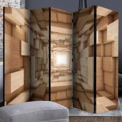 Paravents|Raumteiler*Pharao24 Paravent Holzoptik Gamma