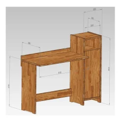 Massivholztische|Wohnzimmertisch*Pharao24 PC Tisch Bagavano