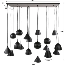 Lampen Und Leuchten*Pharao24 Pendelleuchte Tyramus