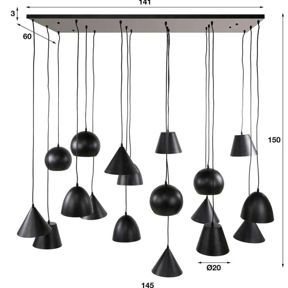 Lampen Und Leuchten*Pharao24 Pendelleuchte Tyramus