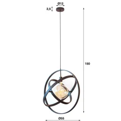 Lampen Und Leuchten*Pharao24 Pendelleuchte Zaisa