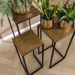 Beistelltische|Telefontische*Pharao24 Pflanzensäulen Set Pingdong