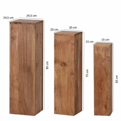 Telefontische|Blumensäulen*Pharao24 Pflanzensäulen Set Selvas