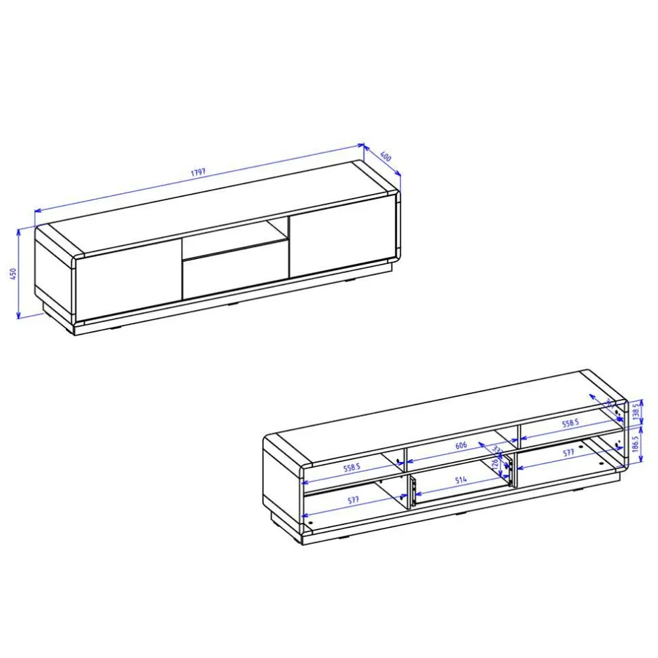 Pharao24 Phonomöbel Sismail> Fernsehkommoden