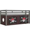 Pharao24 Piraten Halbhochbett Floro>Kinder Piratenbett|Kinderhochbetten