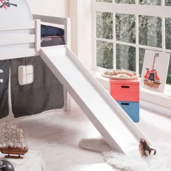 Pharao24 Piraten Hochbett Floyda>Kinder Kinderbetten|Piratenbett