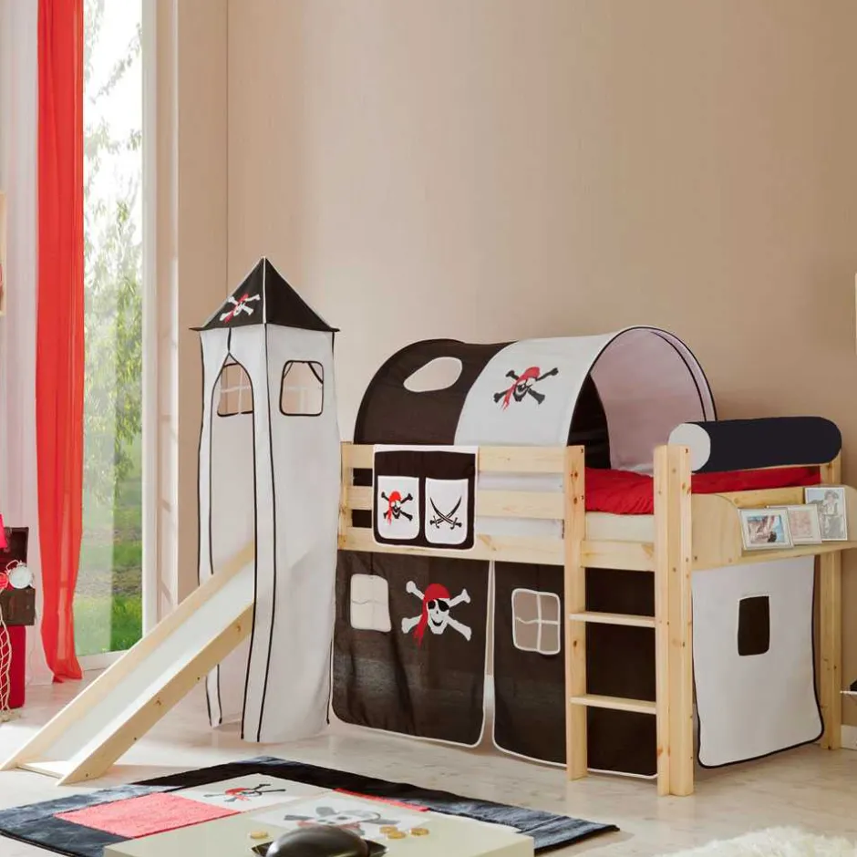 Pharao24 Piratenbett Chancy>Kinder Piratenbett|Spielbetten
