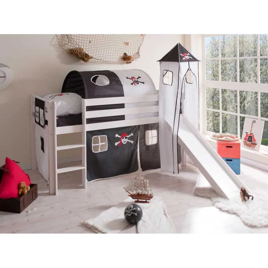 Pharao24 Piratenbett Lasse>Kinder Piratenbett|Kinderhochbetten