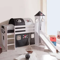 Spielbetten|Kinderhochbetten*Pharao24 Piratenbett Lyell