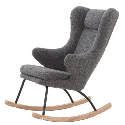 Wohnzimmer Sessel|Ohrensessel*Pharao24 Plüsch Schaukelstuhl Jilamenda