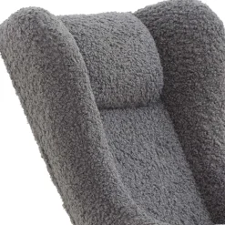 Wohnzimmer Sessel|Ohrensessel*Pharao24 Plüsch Schaukelstuhl Jilamenda