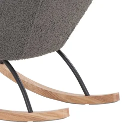 Wohnzimmer Sessel|Ohrensessel*Pharao24 Plüsch Schaukelstuhl Jilamenda