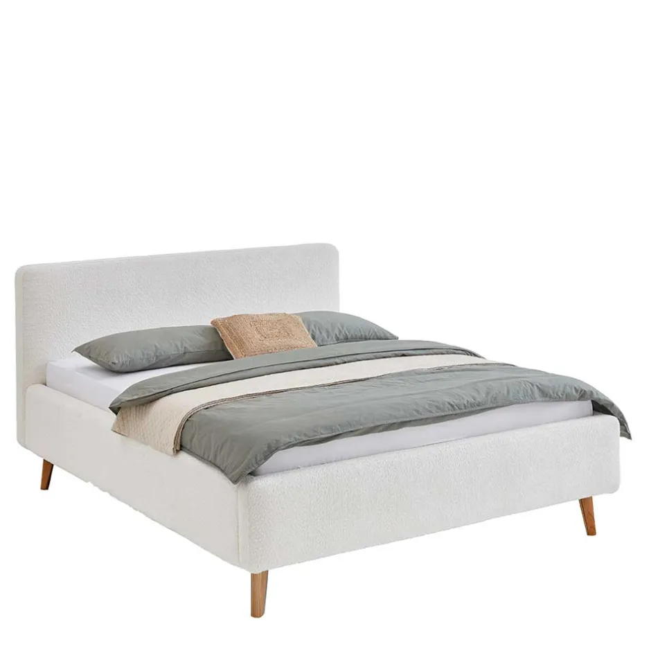 Pharao24 Polster Bett Cremeweiß Glorious> Komfortbetten|Polsterbetten