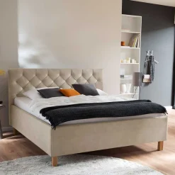 Funktionsbetten|Schubkastenbetten*Pharao24 Polster Bett Luosa