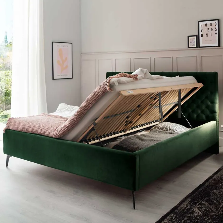 Pharao24 Polsterbett mit Lattenrost Cemza> Funktionsbetten|Schubkastenbetten