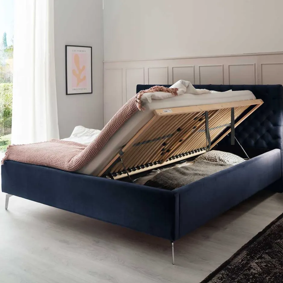 Pharao24 Polsterbetten mit Stauraum Carlotte> Funktionsbetten|Schubkastenbetten