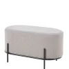 Sitzhocker|Hocker*Pharao24 Polsterhocker Boucle Taupe Furoro