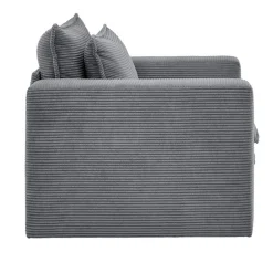 Pharao24 Polstersessel Anthrazit Cord Eltusa><noscript><img width=