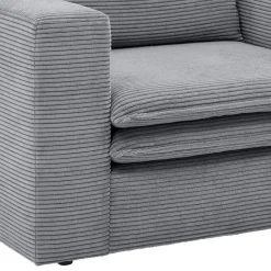 Pharao24 Polstersessel Anthrazit Cord Eltusa><noscript><img width=