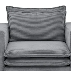 Pharao24 Polstersessel Anthrazit Cord Eltusa><noscript><img width=