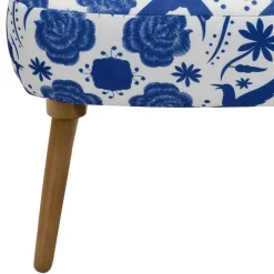 Pharao24 Polstersessel blau weiß Milan><noscript><img width=