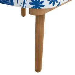 Pharao24 Polstersessel blau weiß Milan><noscript><img width=