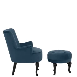 Pharao24 Polstersessel mit Fußhocker Reneva><noscript><img width=