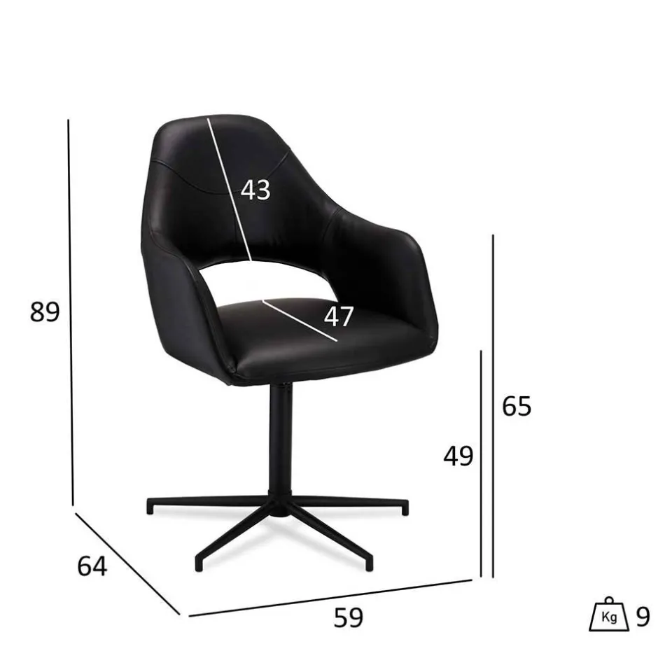 Pharao24 Polsterstühle Sealand> Armlehnstühle|Bürostuhl