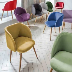 Küchenstühle|Esszimmerstühle*Pharao24 Polsterstuhl mt Armlehnen Heuser