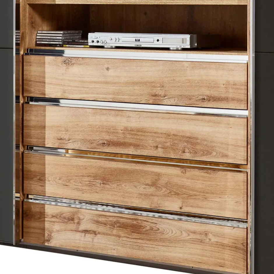 Pharao24 Premium Kleiderschrank Nikita> Schiebetürenschränke|Kleiderschränke