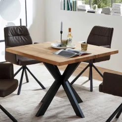 Pharao24 Quadratischer Esstisch Jaturna> Küchentisch|Massivholztische