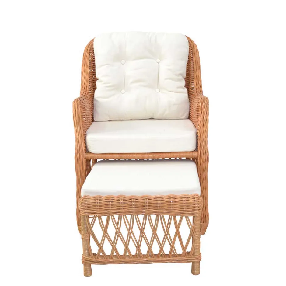 Wohnzimmer Sessel*Pharao24 Rattan Fernsehsessel Ofseka