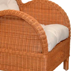 Wohnzimmer Sessel|Ohrensessel*Pharao24 Rattan Ohrensessel Libria