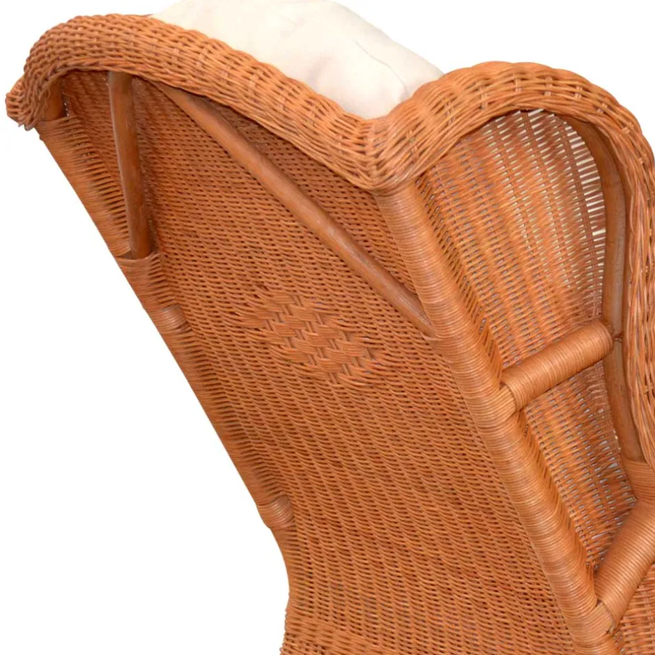 Wohnzimmer Sessel|Ohrensessel*Pharao24 Rattan Ohrensessel Libria