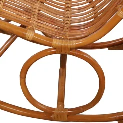 Wohnzimmer Sessel*Pharao24 Rattan Schaukelstuhl Imparacta