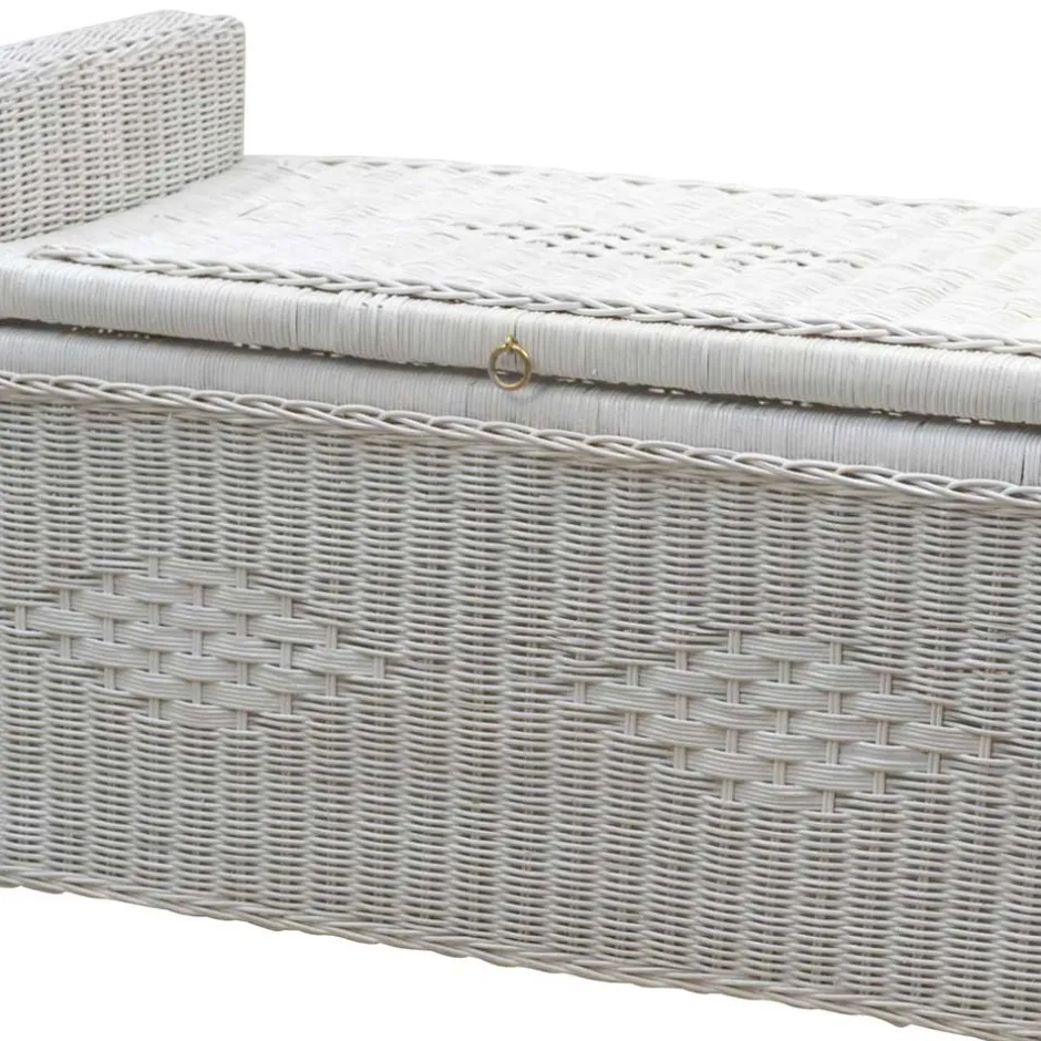 Pharao24 Rattan Sitztruhe Drikes> Truhen