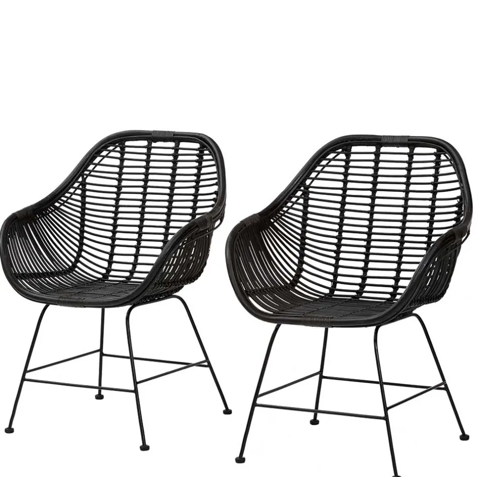 Pharao24 Rattan Stühle Vitablo> Armlehnstühle