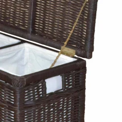 Truhen*Pharao24 Rattan Wäschetruhe Parla