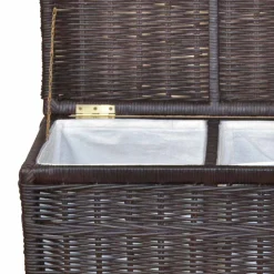 Truhen*Pharao24 Rattan Wäschetruhe Parla