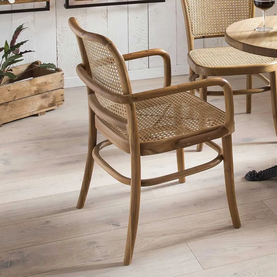 Küchenstühle|Esszimmerstühle*Pharao24 Rattanstuhl Messona