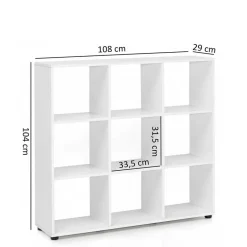 Raumteiler|Wohnzimmerregale*Pharao24 Raumteilerregal Estella