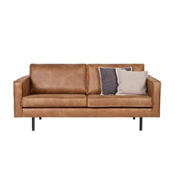 Polstermöbel|Wohnzimmercouch*Pharao24 Recycling Leder Sofa Ulada