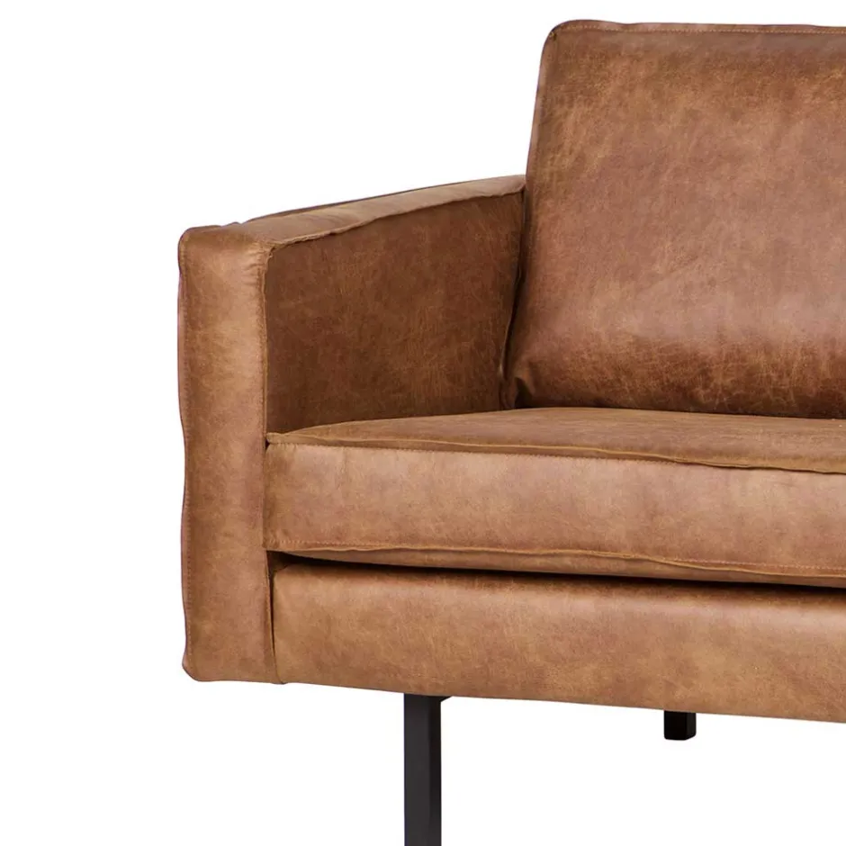 Polstermöbel|Wohnzimmercouch*Pharao24 Recycling Leder Sofa Ulada