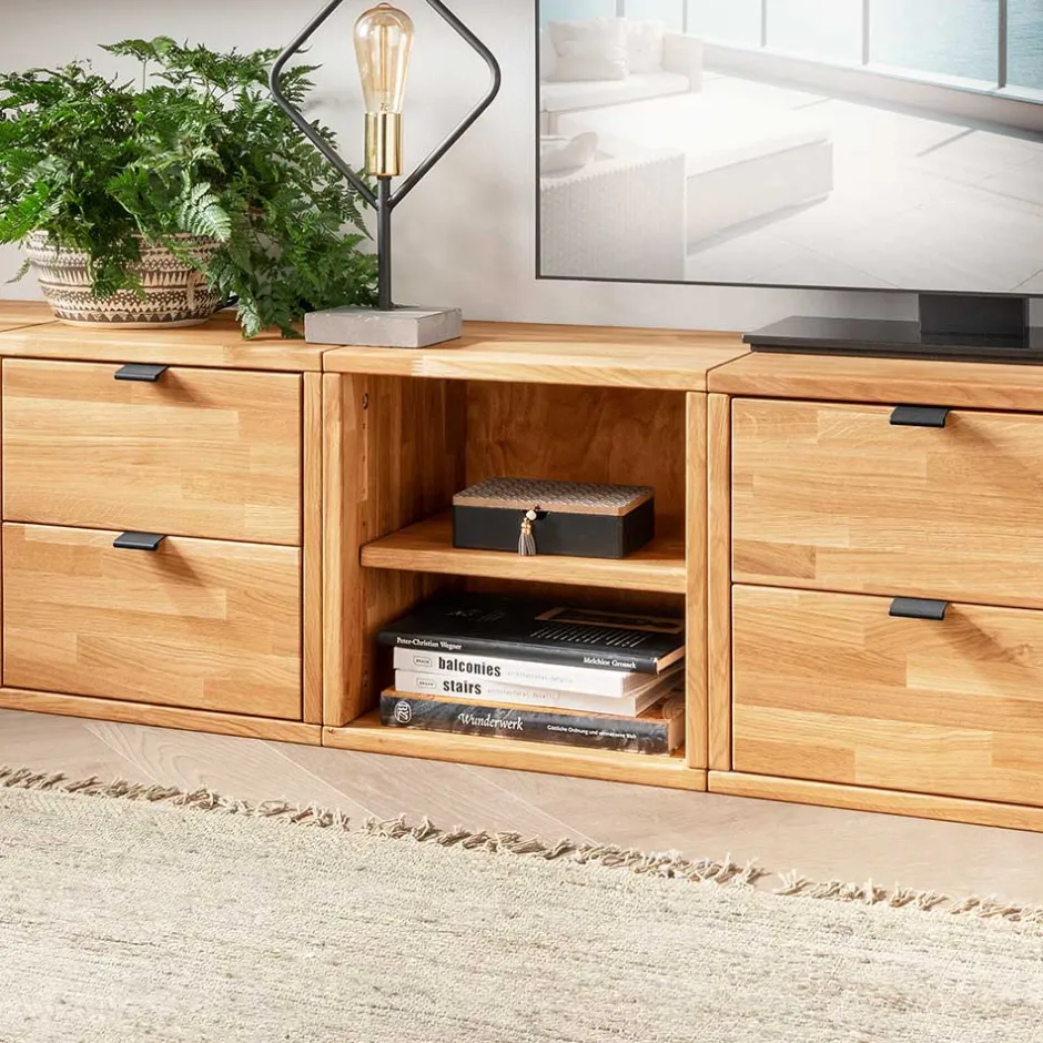 Pharao24 Regalwürfel Massivholz Moore> Wohnzimmerregale|Regalwürfel