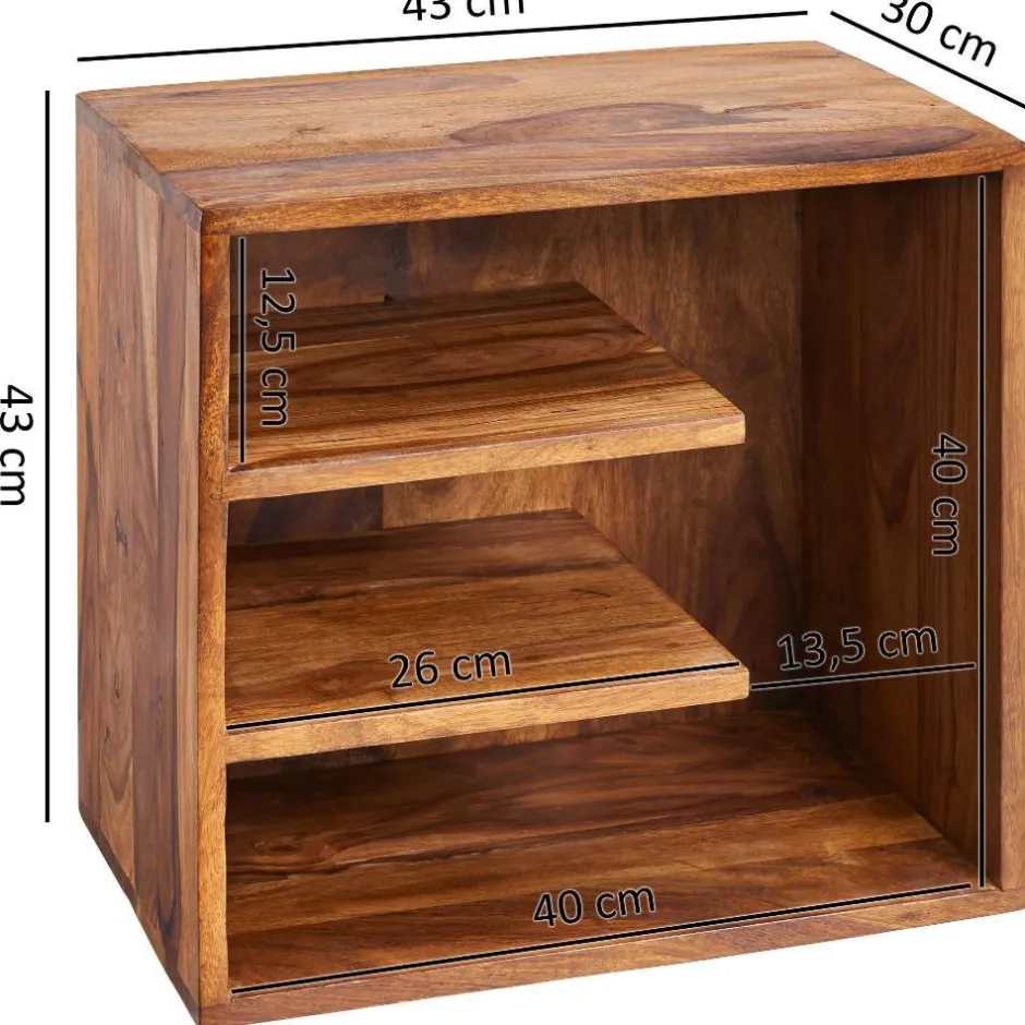 Massivholzregale|Bücherregale*Pharao24 Regalwürfel Santa Fe