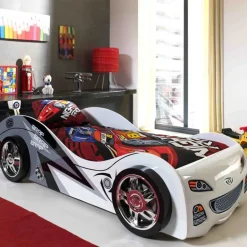 Kinderbetten*Pharao24 Rennautobett Petrol