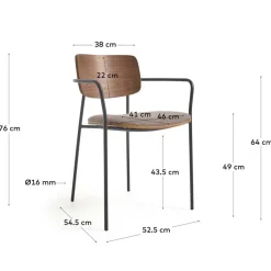 Armlehnstühle*Pharao24 Retro Armlehnstühle Baina