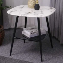 Telefontische|Glastische*Pharao24 Retro Beistelltisch Spint