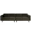 Wohnzimmercouch|3 Sitzer Sofa*Pharao24 Retro Design Couch Dayton