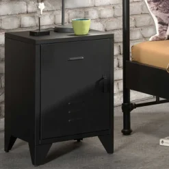 Nachtkommoden|Nachttisch*Pharao24 Retro Nachtschrank Loudes